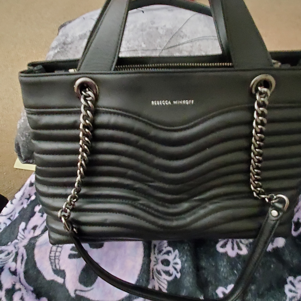 Rebecca Minkoff   black quilted  leather bag - Picture 3 of 10